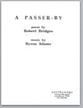 Passer by TTBB choral sheet music cover
